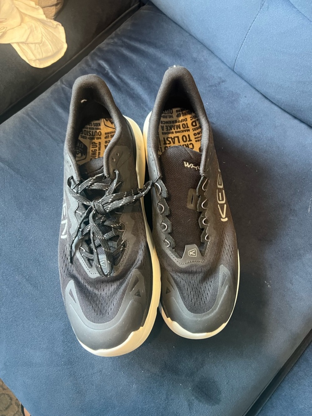 Keen Men’s Black and White Athletic Sneakers